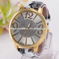 Large dial elegant fashion watch women